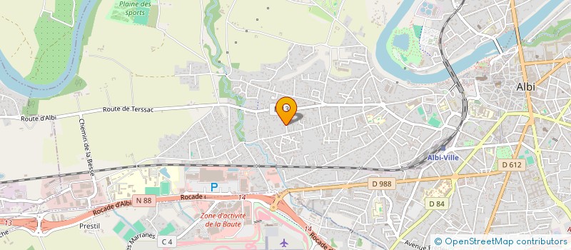 localisation de l'entreprise MONSIEUR JEAN-MICHEL GAUBERT à ALBI