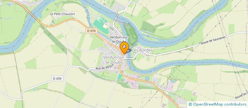 localisation de l'entreprise MONSIEUR JEAN-MICHEL GAUDIN à VERDUN-SUR-LE-DOUBS