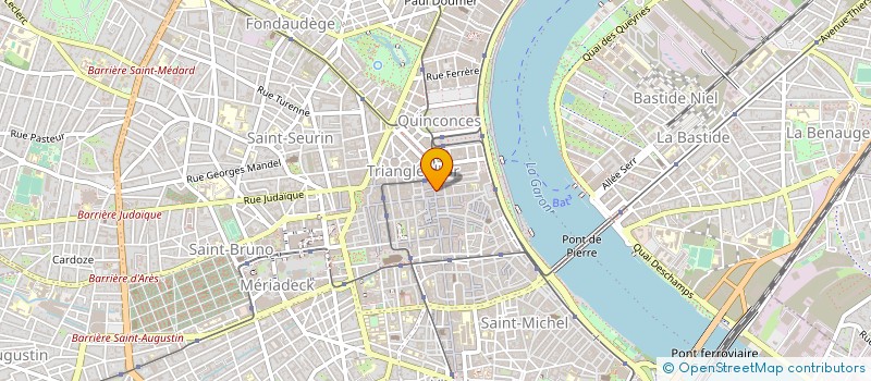 localisation de l'entreprise MONSIEUR JEAN-MICHEL GAURY  BRUGES