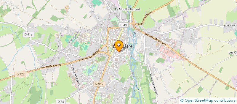 localisation de l'entreprise MONSIEUR JEAN MICHEL GAUSSET à LA CHATRE