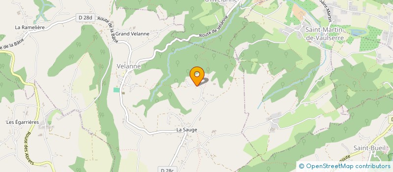 localisation de l'entreprise MONSIEUR JEAN MICHEL GAUTHIER  VELANNE