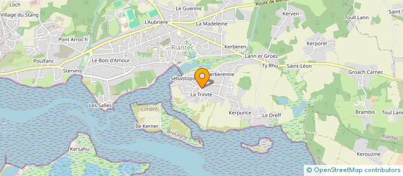 localisation de l'entreprise MONSIEUR JEAN-MICHEL GAUTIER  RIANTEC