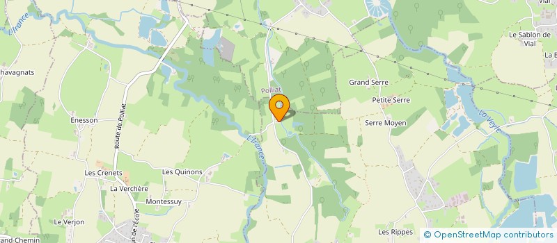 localisation de l'entreprise MONSIEUR JEAN MICHEL GENIN  BUELLAS