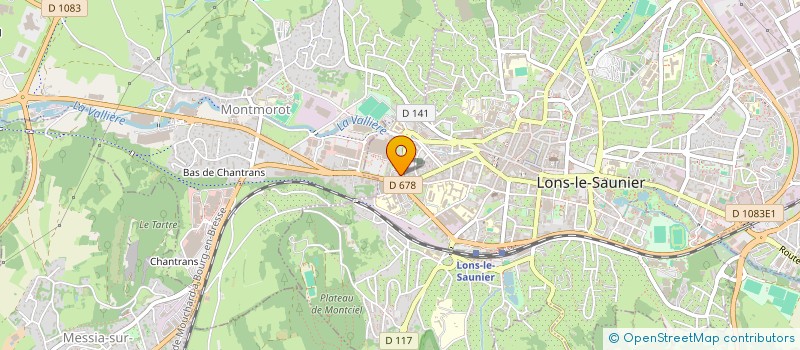 localisation de l'entreprise MONSIEUR JEAN-MICHEL GENSSE à LONS-LE-SAUNIER