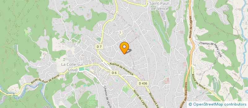 localisation de l'entreprise MONSIEUR JEAN-MICHEL GERNAY à LA COLLE-SUR-LOUP