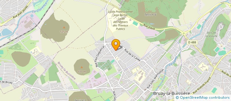 localisation de l'entreprise MONSIEUR JEAN-MICHEL GLOD  BRUAY-LA-BUISSIERE