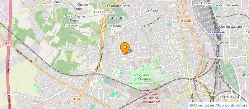 localisation de l'entreprise MONSIEUR JEAN MICHEL GODIN  SAINT-JEAN-DE-LA-RUELLE