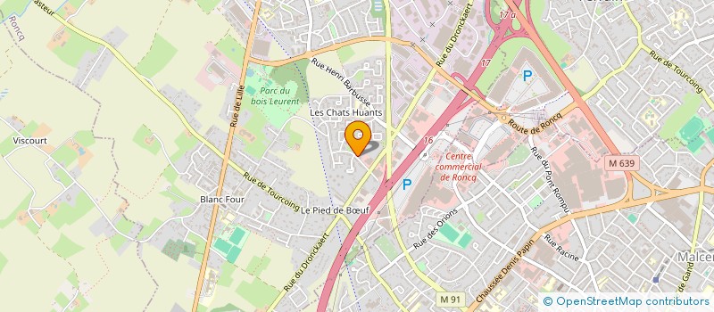 localisation de l'entreprise MONSIEUR JEAN-MICHEL GODIN à RONCQ