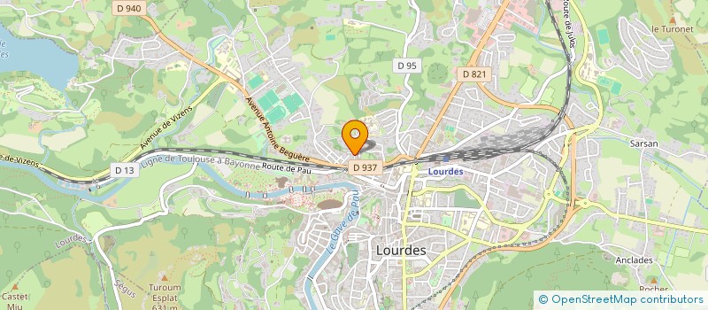 localisation de l'entreprise MONSIEUR JEAN-MICHEL GOICHON à LOURDES