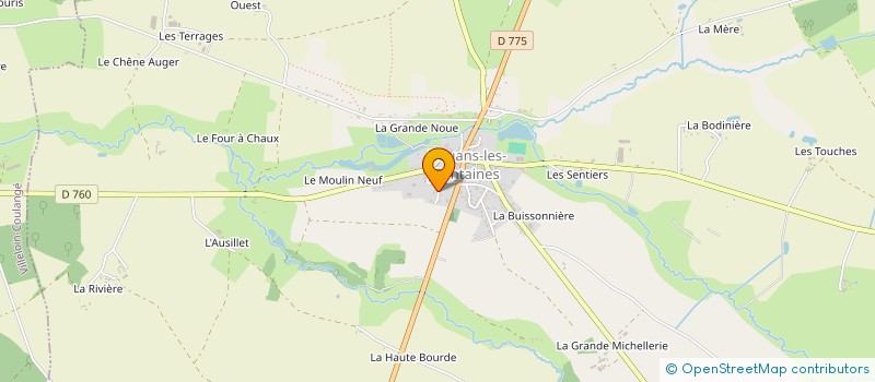 localisation de l'entreprise MONSIEUR JEAN-MICHEL GOISIER  NOUANS-LES-FONTAINES