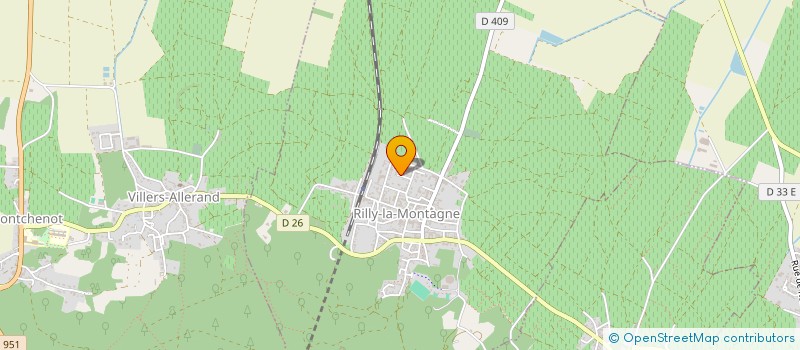 localisation de l'entreprise MONSIEUR JEAN-MICHEL GORGERIN  RILLY-LA-MONTAGNE