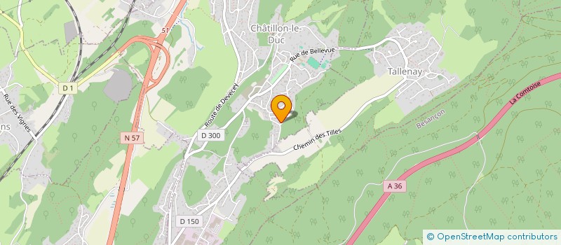 localisation de l'entreprise MONSIEUR JEAN MICHEL GOURNAY  CHATILLON-LE-DUC