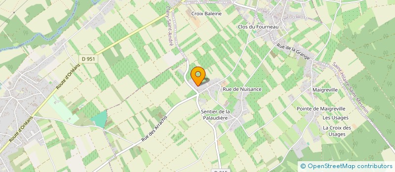 localisation de l'entreprise MONSIEUR JEAN-MICHEL GRAVIER à MEZIERES-LEZ-CLERY