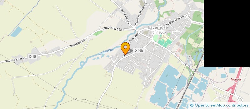 localisation de l'entreprise MONSIEUR JEAN-MICHEL GROC  LAVERNOSE-LACASSE