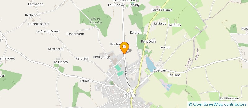 localisation de l'entreprise MONSIEUR JEAN-MICHEL GUENARD  EVELLYS