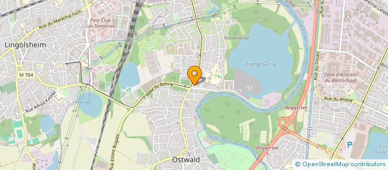 localisation de l'entreprise MONSIEUR JEAN-MICHEL GUILLON  OSTWALD