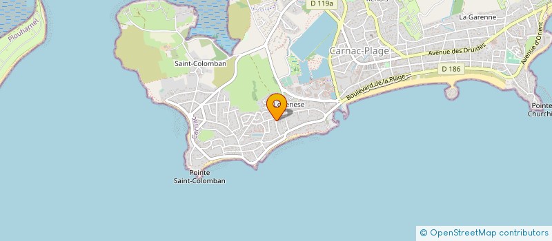 localisation de l'entreprise MONSIEUR JEAN-MICHEL GUYONVARCH  CARNAC