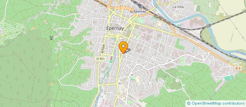 localisation de l'entreprise MONSIEUR JEAN-MICHEL HAMILCARO  EPERNAY