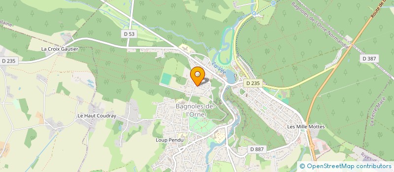 localisation de l'entreprise MONSIEUR JEAN-MICHEL HARANGER à BAGNOLES-DE-L'ORNE-NORMANDIE