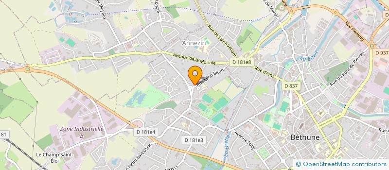 localisation de l'entreprise MONSIEUR JEAN MICHEL HAVEZ  ANNEZIN