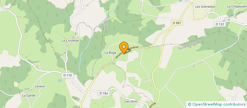 localisation de l'entreprise MONSIEUR JEAN MICHEL HENRY à CHATEAUNEUF-LES-BAINS