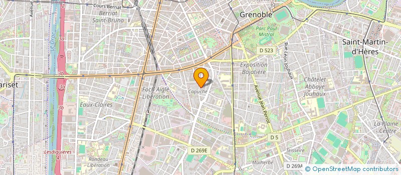 localisation de l'entreprise MONSIEUR JEAN-MICHEL HENRY à GRENOBLE