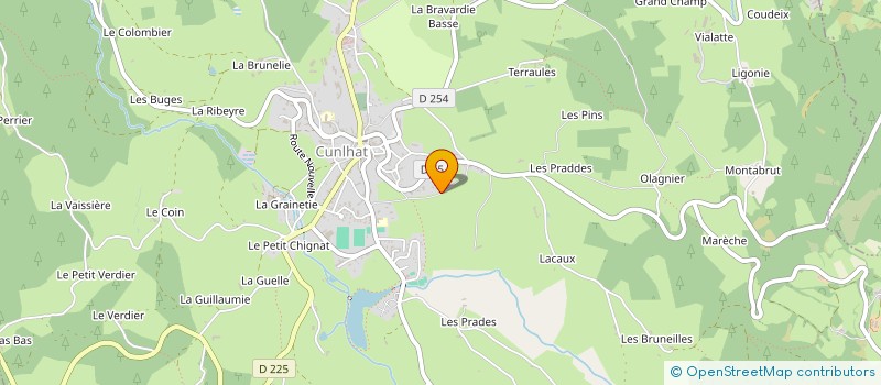 localisation de l'entreprise MONSIEUR JEAN MICHEL HERRY à CUNLHAT