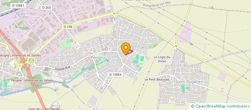 localisation de l'entreprise MONSIEUR JEAN-MICHEL HERVE  PERIGNY