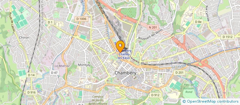 localisation de l'entreprise MONSIEUR JEAN-MICHEL HETRU  CHAMBERY