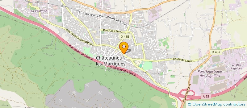localisation de l'entreprise MONSIEUR JEAN-MICHEL HEUX à CHATEAUNEUF-LES-MARTIGUES