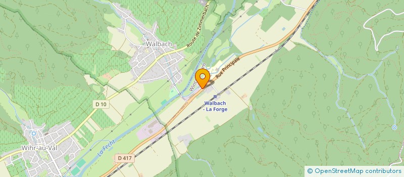 localisation de l'entreprise MONSIEUR JEAN-MICHEL HIEBER  WINTZENHEIM