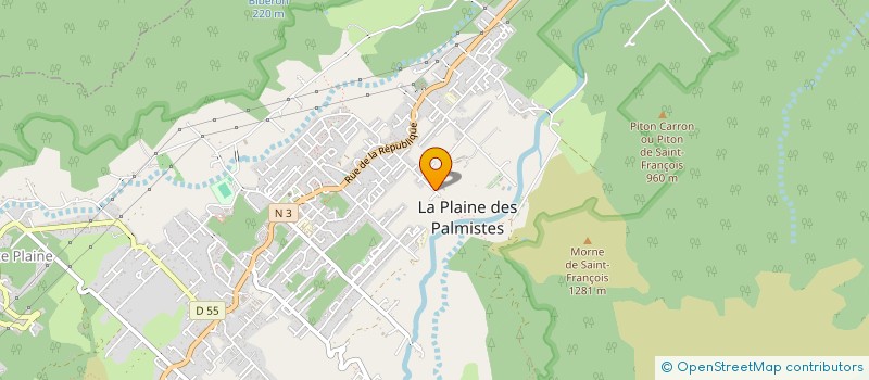 localisation de l'entreprise MONSIEUR JEAN-MICHEL HOARAU à LA PLAINE-DES-PALMISTES