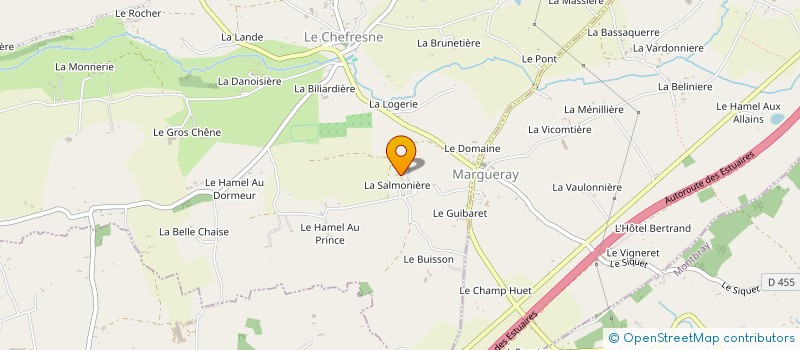 localisation de l'entreprise MONSIEUR JEAN MICHEL HONORE à PERCY-EN-NORMANDIE