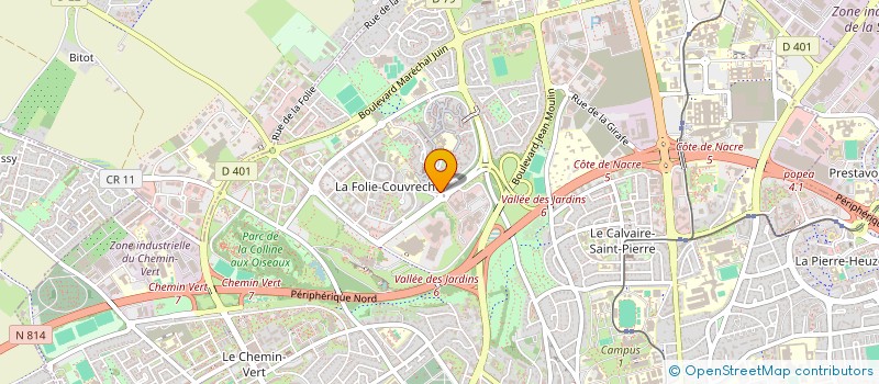 localisation de l'entreprise MONSIEUR JEAN-MICHEL HOUITTE à CAEN