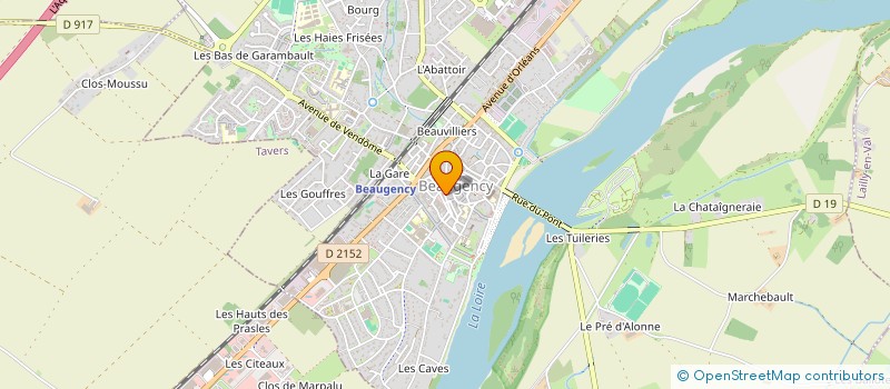 localisation de l'entreprise MONSIEUR JEAN-MICHEL HUET  BEAUGENCY