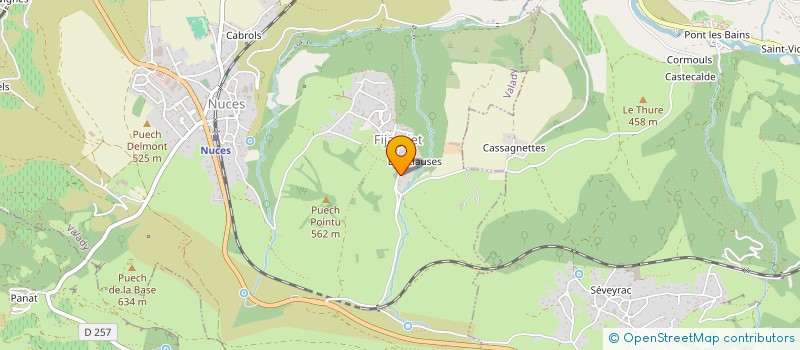 localisation de l'entreprise MONSIEUR JEAN-MICHEL HUET  VALADY