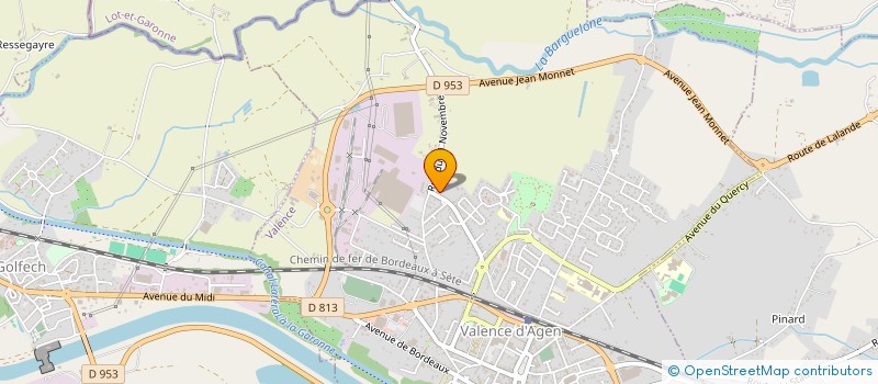 localisation de l'entreprise MONSIEUR JEAN-MICHEL HUMBLOT  SAINT PAUL D'ESPIS