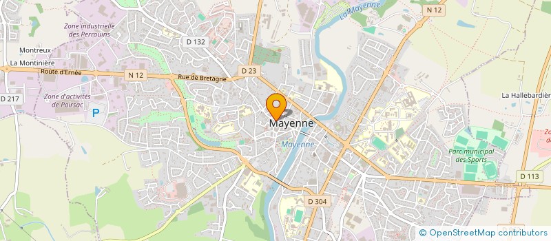 localisation de l'entreprise MONSIEUR JEAN-MICHEL ILLIG à MAYENNE