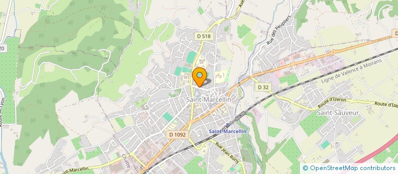 localisation de l'entreprise MONSIEUR JEAN-MICHEL ISERN  SAINT-MARCELLIN