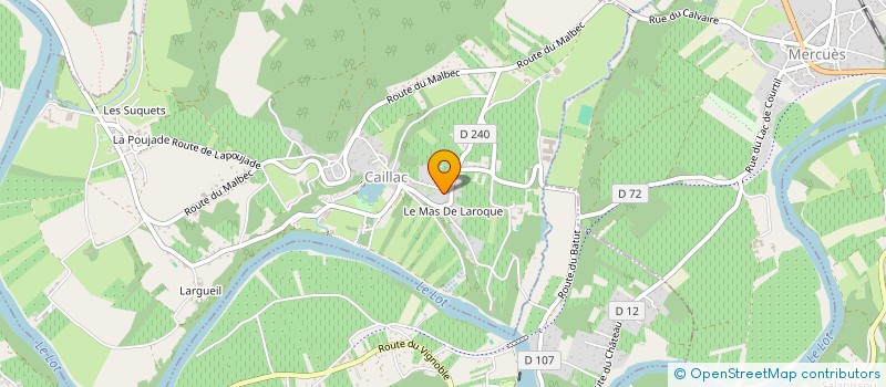 localisation de l'entreprise MONSIEUR JEAN-MICHEL JANNEL  CAILLAC