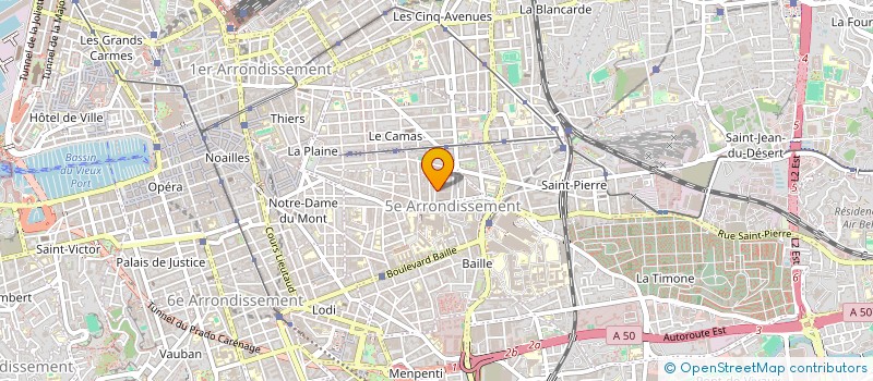 localisation de l'entreprise MONSIEUR JEAN-MICHEL JOUBERT à MARSEILLE