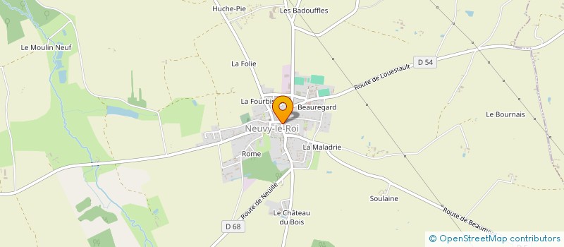 localisation de l'entreprise MONSIEUR JEAN-MICHEL JOUHANNEAU  NEUVY-LE-ROI