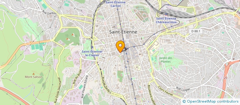 localisation de l'entreprise MONSIEUR JEAN MICHEL JOYEUX  SAINT-ETIENNE