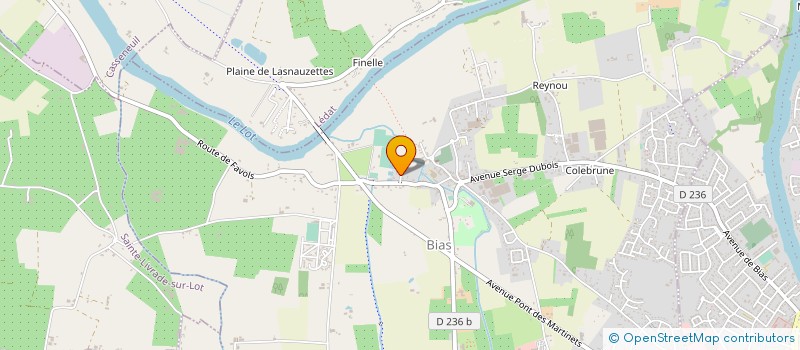 localisation de l'entreprise MONSIEUR JEAN MICHEL JUCLA  BIAS