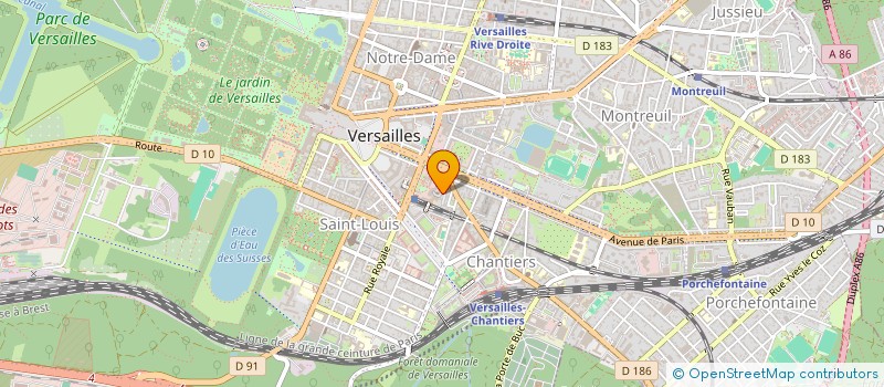 localisation de l'entreprise MONSIEUR JEAN-MICHEL KACEDAN à VERSAILLES