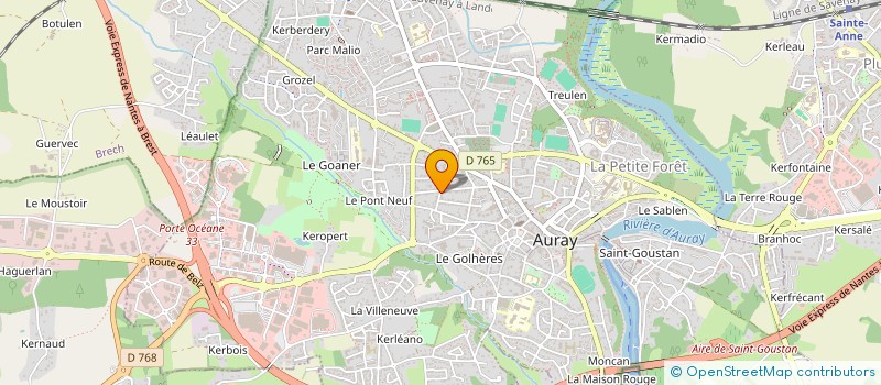 localisation de l'entreprise MONSIEUR JEAN-MICHEL KIANSKY à AURAY