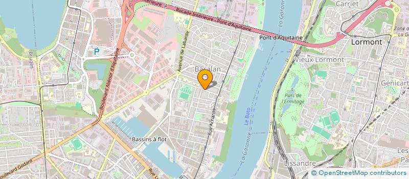 localisation de l'entreprise MONSIEUR JEAN-MICHEL KICHELM  BORDEAUX