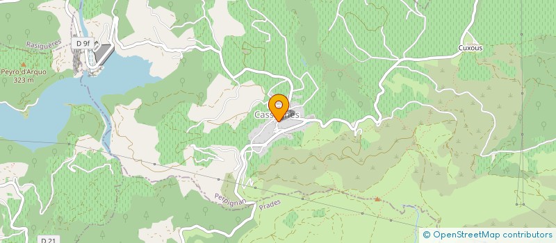 localisation de l'entreprise MONSIEUR JEAN MICHEL KREBS  CASSAGNES