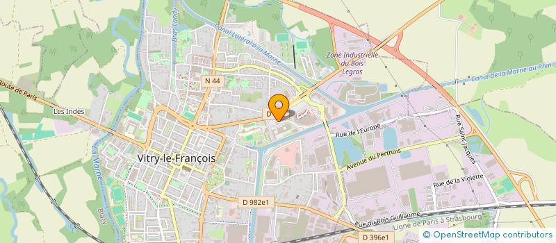 localisation de l'entreprise MONSIEUR JEAN MICHEL KREIT  VITRY-LE-FRANCOIS