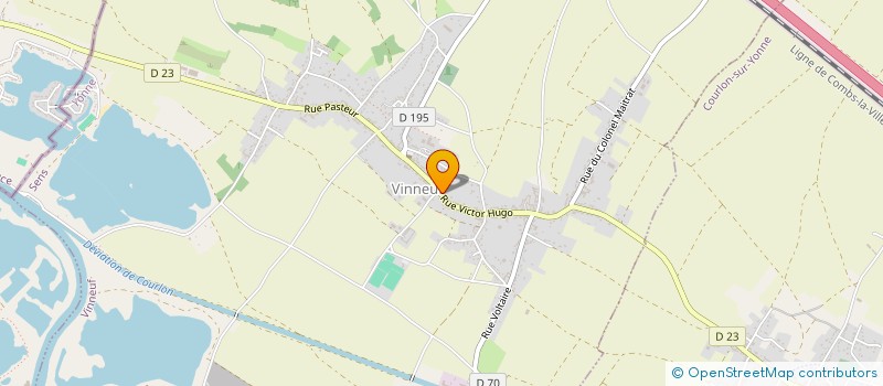 localisation de l'entreprise MONSIEUR JEAN MICHEL KREMER à VINNEUF